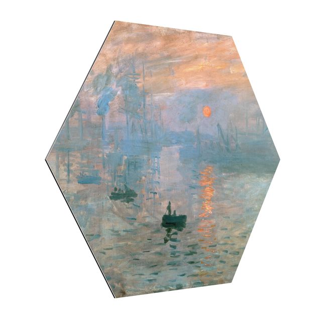 Landscape canvas prints Claude Monet - Impression (Sunrise)