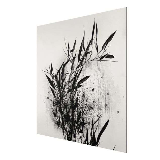Prints landscape Graphical Plant World - Black Bamboo