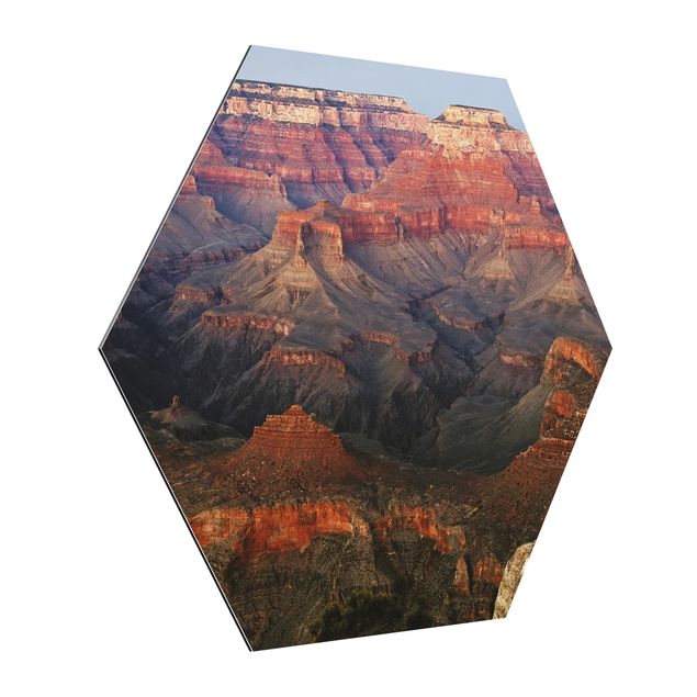 Prints modern Grand Canyon After Sunset