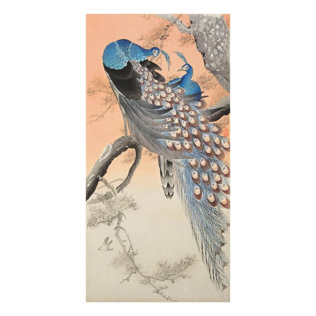Vintage posters Vintage Illustration Asian Peacock L