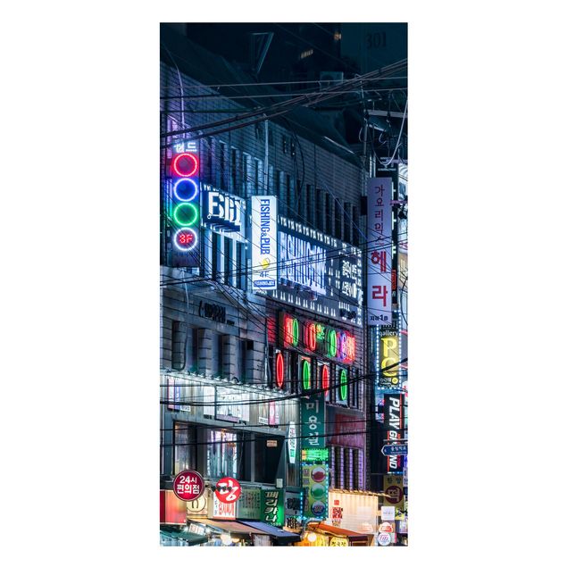 Asian prints Nightlife Of Seoul