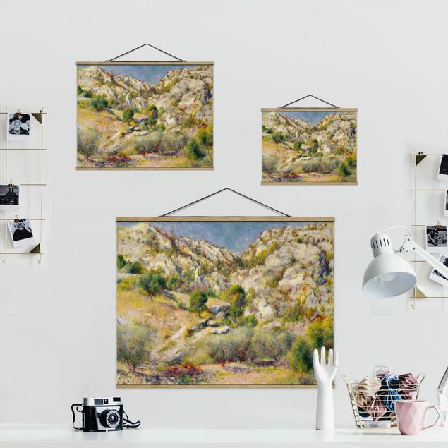 Art prints Auguste Renoir - Rock At Estaque