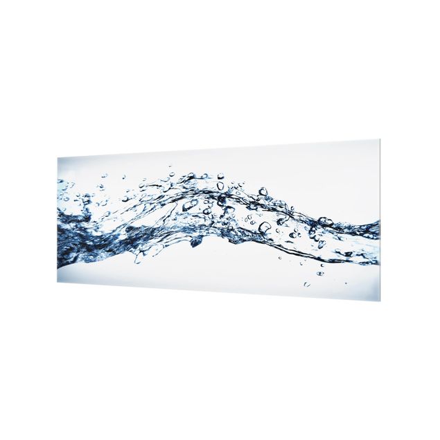 Glass Splashback - Water Splash - Panoramic