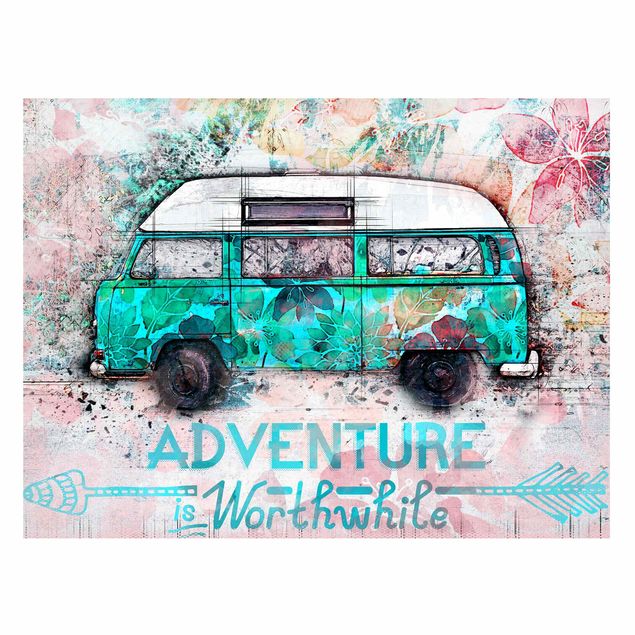 Magnet boards sayings & quotes Bulli Adventure Collage Pastel