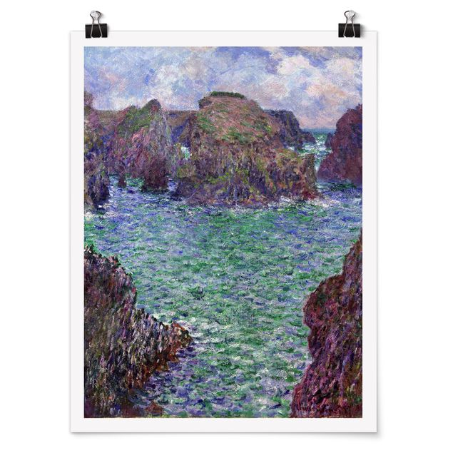 Prints landscape Claude Monet - Port-Goulphar, Belle-Île