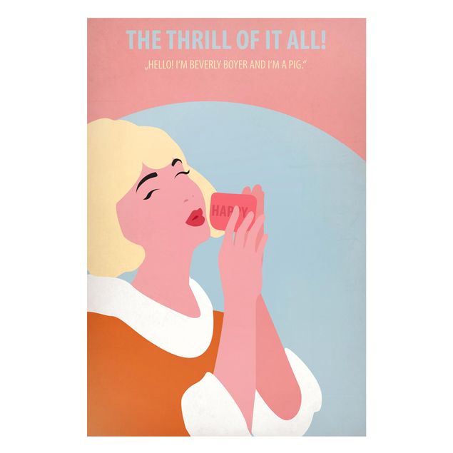 Canvas art Film Poster The Thrill Of It All!