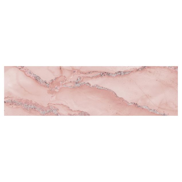 Kitchen splashbacks Colour Experiments Marble Light Pink And Glitter