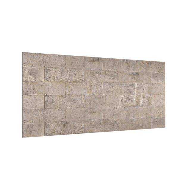 Stone splashback kitchen Brick Concrete