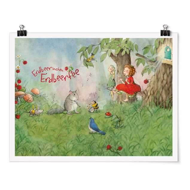 Prints green Little Strawberry Strawberry Fairy - Making Music Together