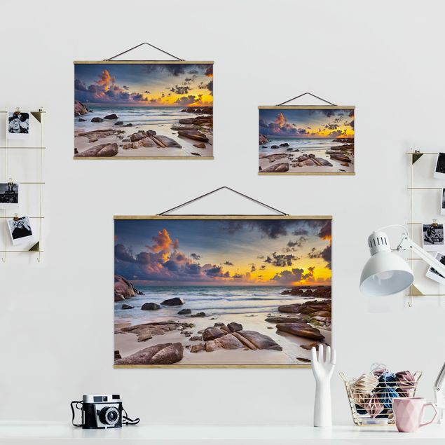 Modern art prints Sunrise Beach In Thailand