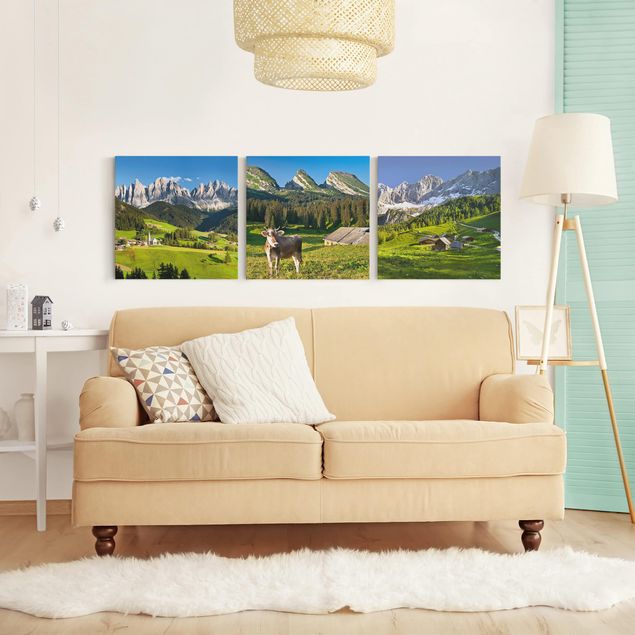 Landscape canvas prints Alpine Meadows