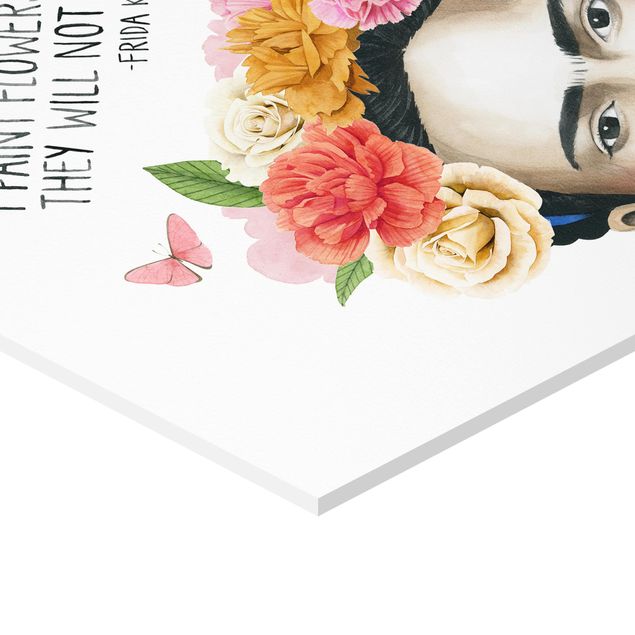 Hexagonal prints Frida's Thoughts - Flowers
