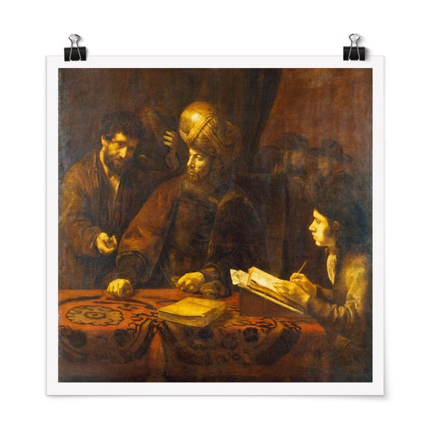 Baroque painting Rembrandt Van Rijn - Parable of the Labourers