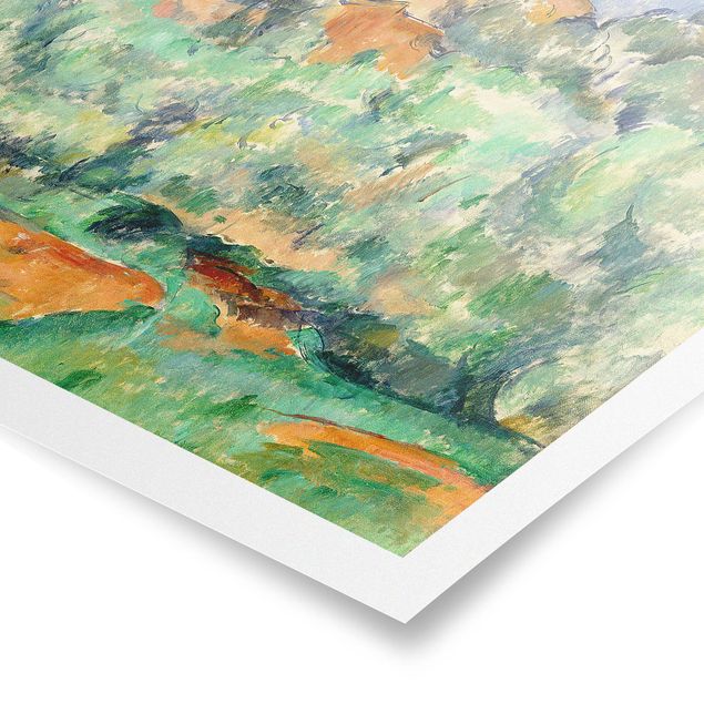 Landscape wall art Paul Cézanne - House And Dovecote At Bellevue