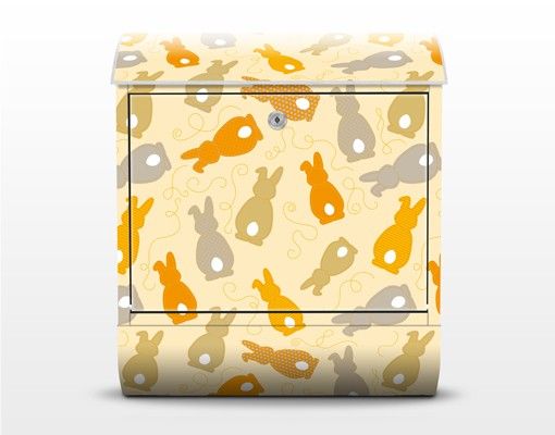 Letterboxes yellow Yellow Bunny Pattern