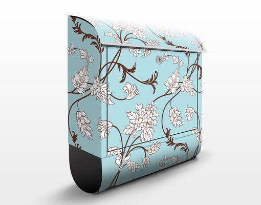 Letterboxes flower Light-blue Floral Design