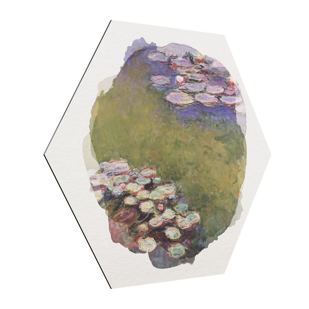 Prints landscape WaterColours - Claude Monet - Water Lilies