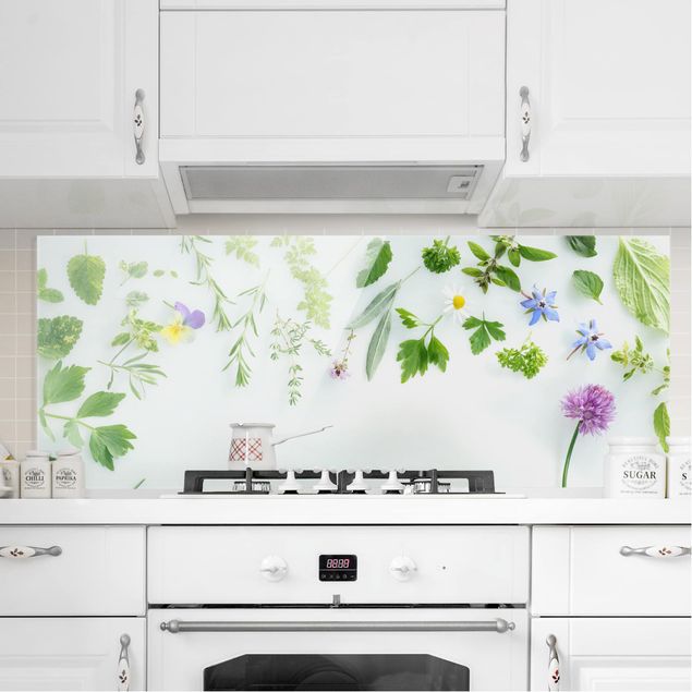 Kitchen Herbs And Flowers