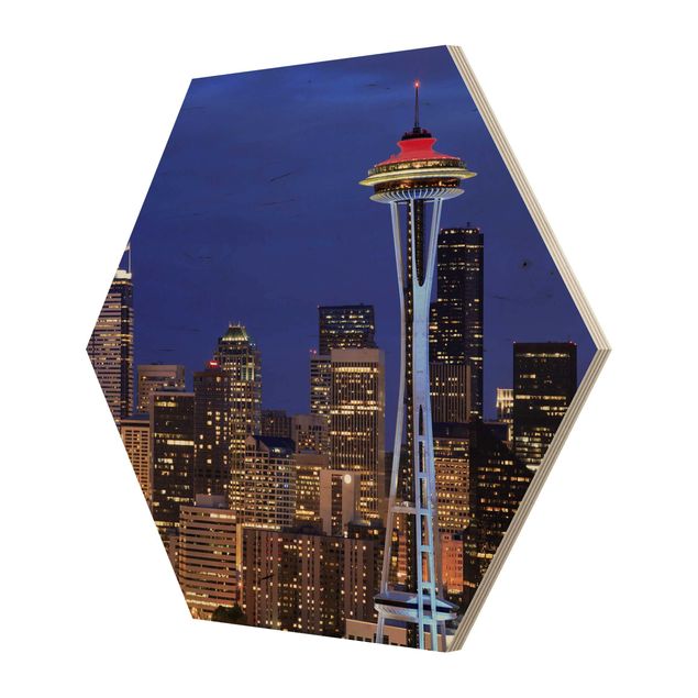 Wooden hexagon - Seattle