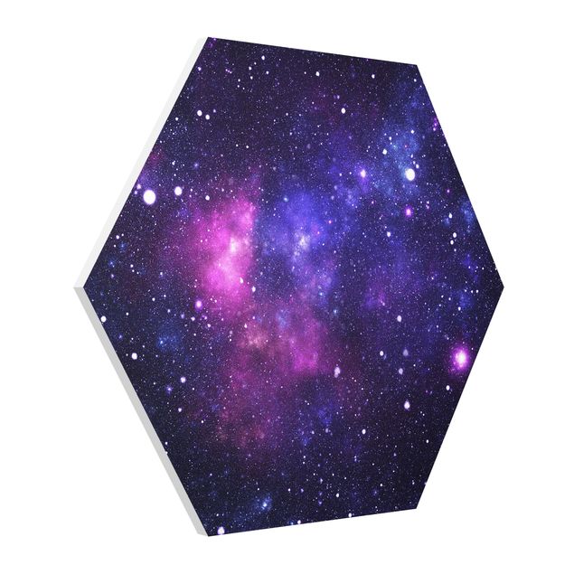 Wall art purple Galaxy