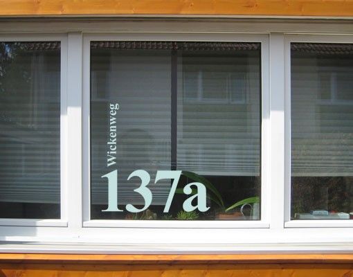 Kitchen No.UL1032 Customised text Street And House Number