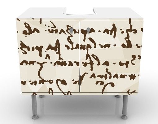 Wash basin cabinet design - Da Vinci Manuscript