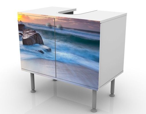 Wash basin cabinet design - By The Sea In Cornwall