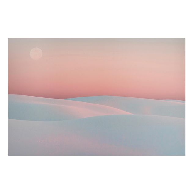 Abstract art prints Dunes In The Moonlight