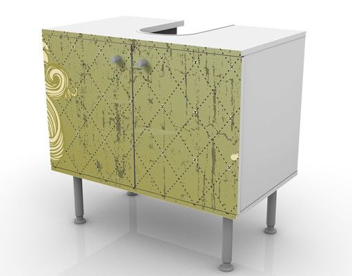 Wash basin cabinet design - Floral Baroque