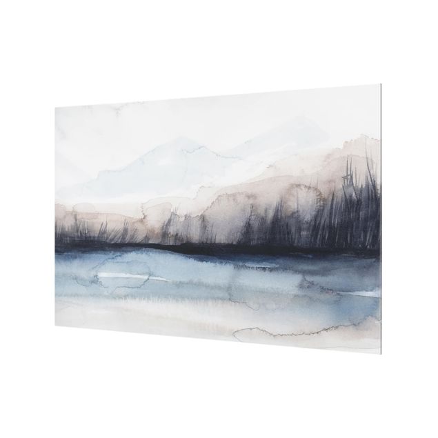 Glass Splashback - Lakeside With Mountains I - Landscape 2:3