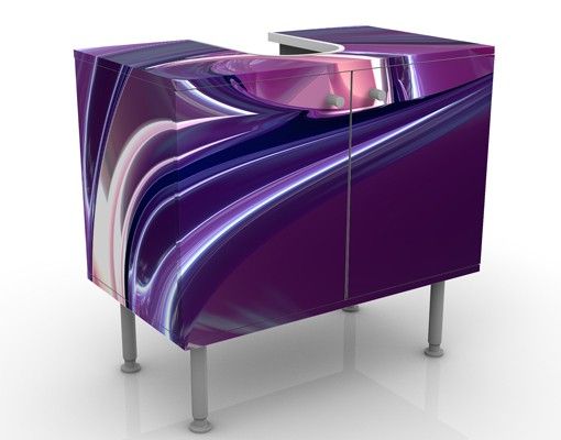 Sink vanity unit Circles In Purple
