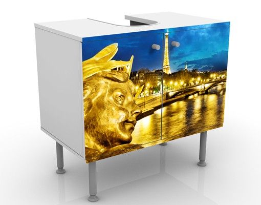 Wash basin cabinet design - Golden Paris