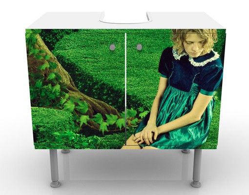 Wash basin cabinet design - Woman in the Labyrinth