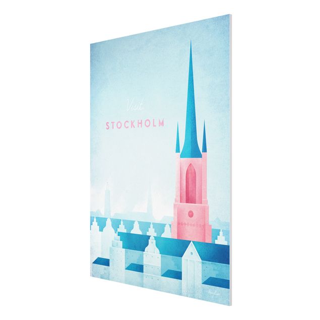 Prints vintage Travel Poster - Stockholm
