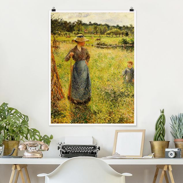 Kitchen Camille Pissarro - The Haymaker