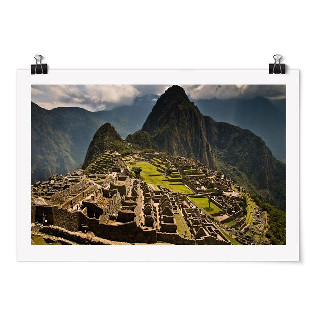 Contemporary art prints Machu Picchu