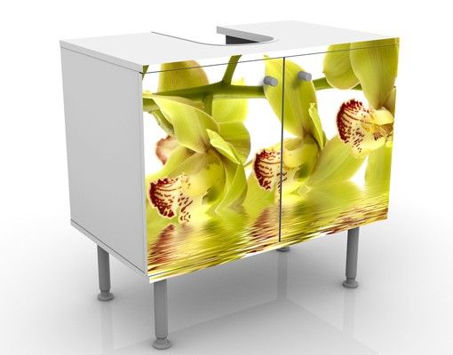 Wash basin cabinet design - Splendid Orchid Waters