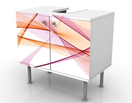 Wash basin cabinet design - Mystical Waves