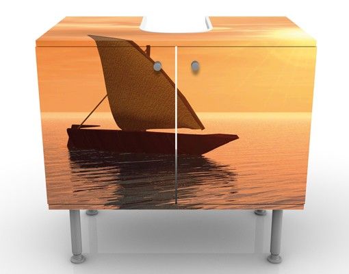 Wash basin cabinet design - Romantic Sailing