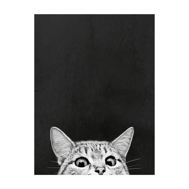 modern area rugs Illustration Cat Black And White Drawing