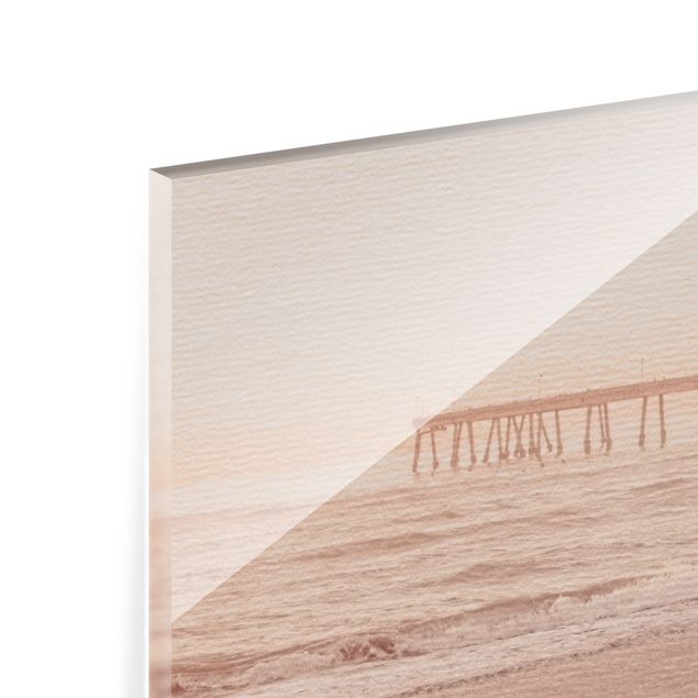 Splashback - California Crescent Shaped Shore  - Landscape format 4:3