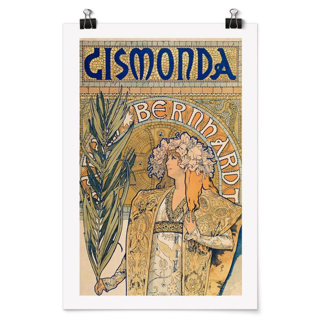 Canvas art Alfons Mucha - Poster For The Play Gismonda