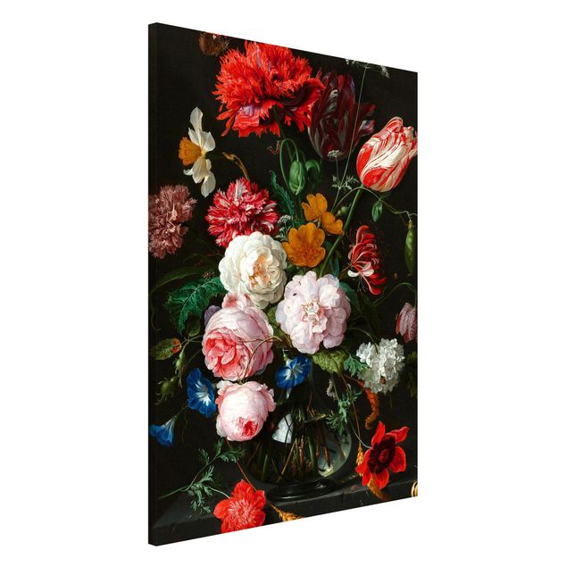 Art style Jan Davidsz De Heem - Still Life With Flowers In A Glass Vase