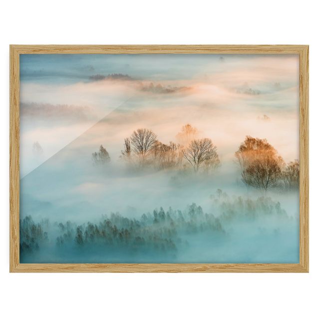 Contemporary art prints Fog At Sunrise