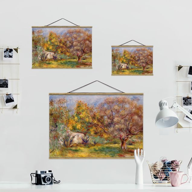 Art prints Auguste Renoir - Olive Garden