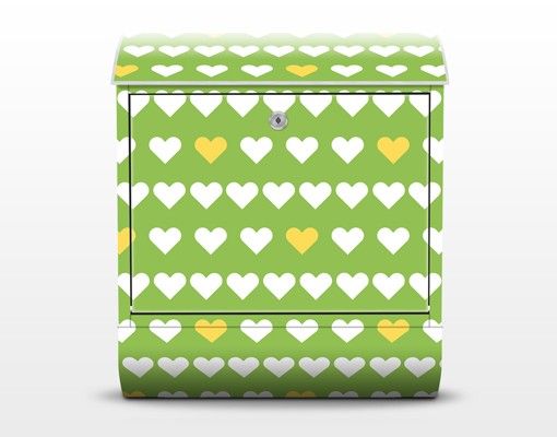 Letterboxes Young Love Pattern Design