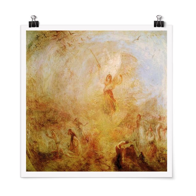 Art style romantic William Turner - The Angel Standing in the Sun
