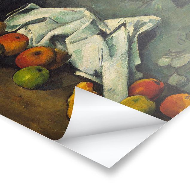 Modern art prints Paul Cézanne - Still Life With Milk Can And Apples