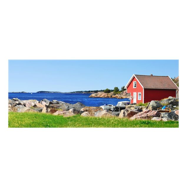 Glass Splashback - Holiday In Norway - Panoramic
