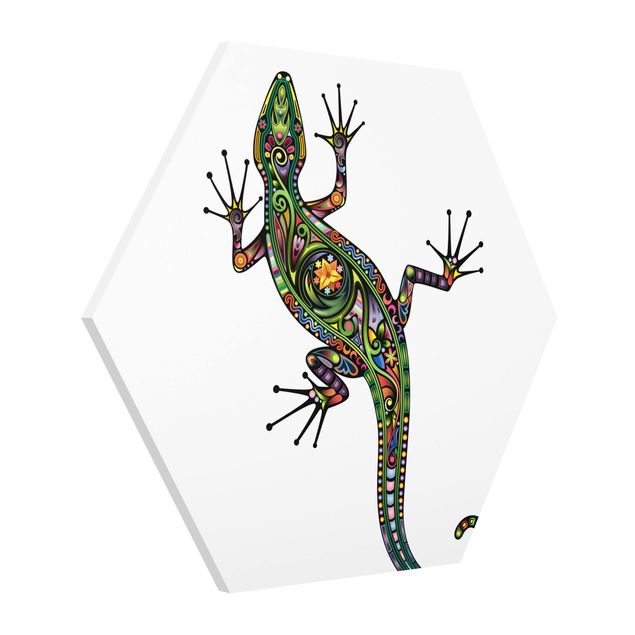 Contemporary art prints Gecko Pattern